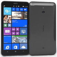 Black Nokia Lumia 1320