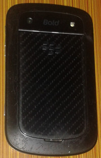 Black BlackBerry Bold 9900