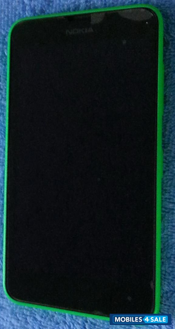 Green Nokia Lumia Lumia 630 Dual Sim with Screen Guard  & Flip case