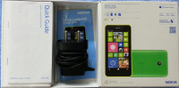 Green Nokia Lumia Lumia 630 Dual Sim with Screen Guard  & Flip case