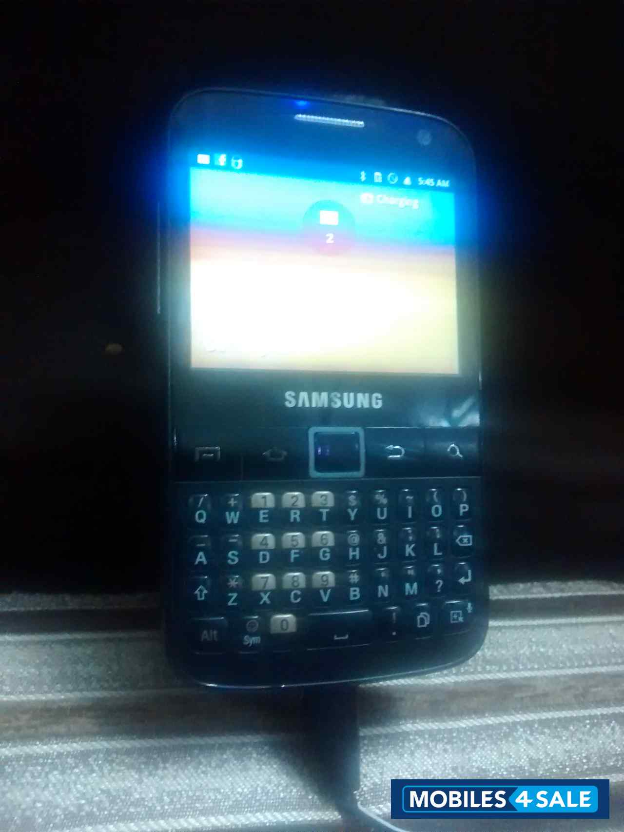 Black Samsung Galaxy Y Pro Duos B5512