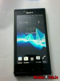 Black Sony Xperia J