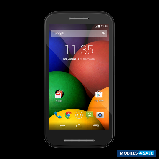 Black Motorola MOTO E