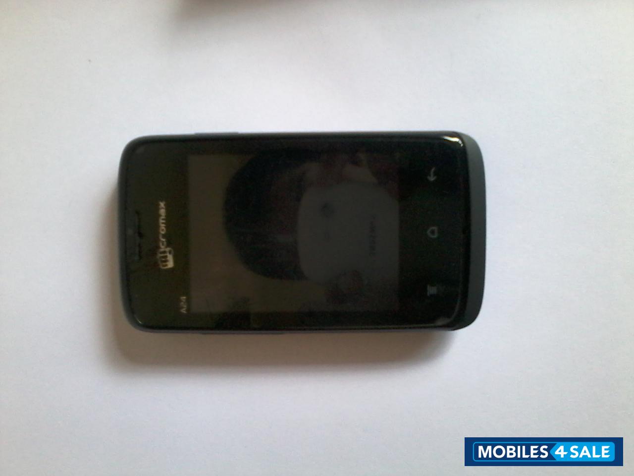 Black Micromax A24 Bolt