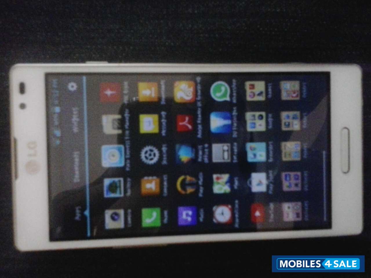 White LG Optimus L9 P765