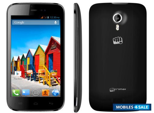 Black Micromax Canvas 3D A115