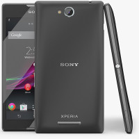 Black Sony Xperia C