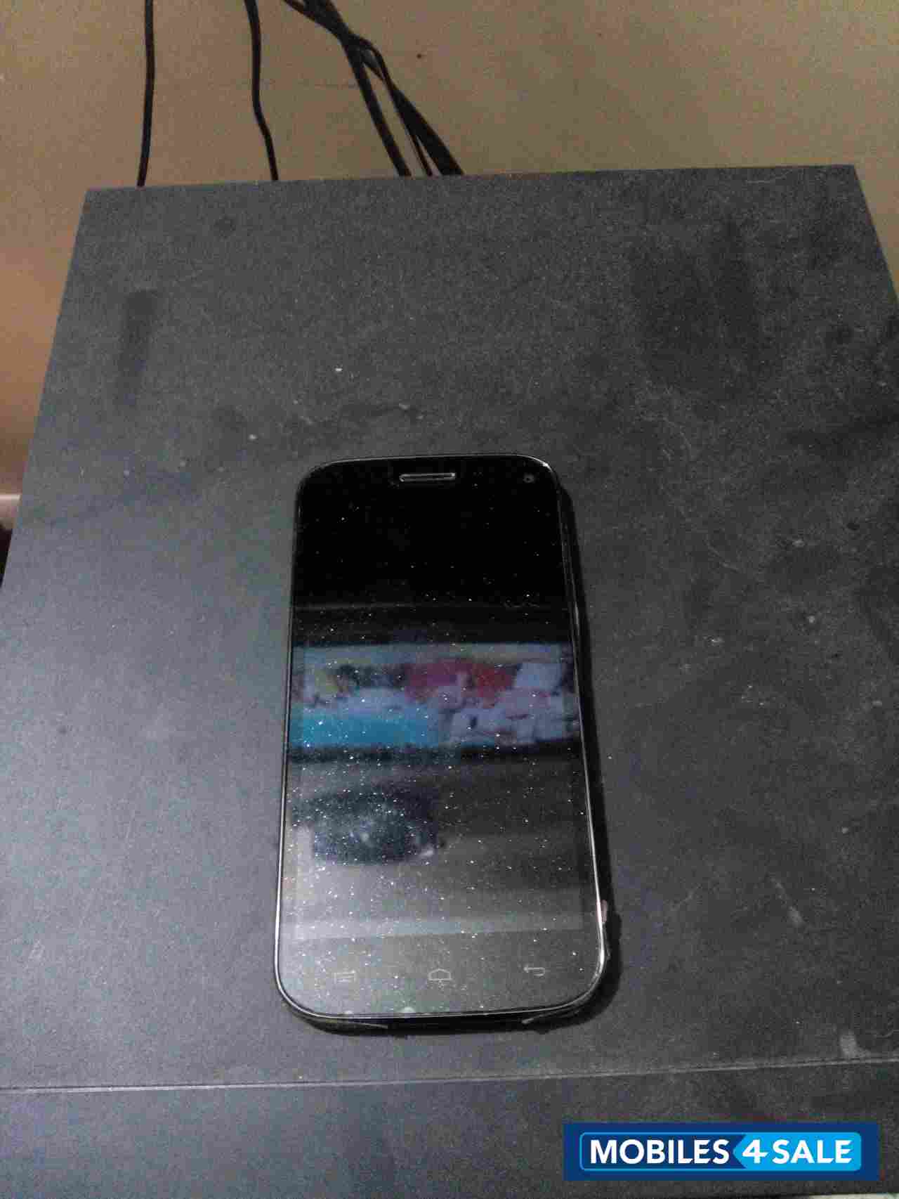 Black Micromax Canvas 4 A210