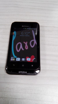 Black Sony Xperia tipo dual