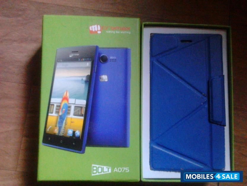 Blue Micromax A075 Bolt