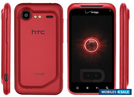 Red HTC Droid Incredible 2