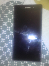 Black Sony Xperia Z1