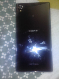 Black Sony Xperia Z1