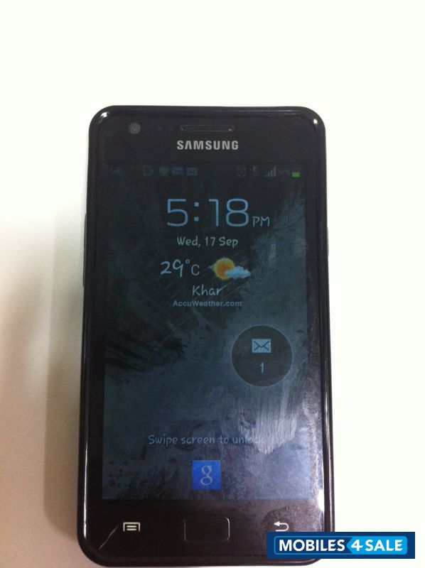 Black Samsung Galaxy S2