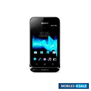 Black Sony Ericsson Xperia tipo dual