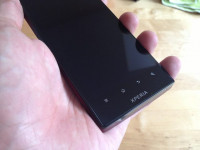 Black Sony Xperia ion