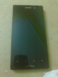 Black Sony Xperia ion