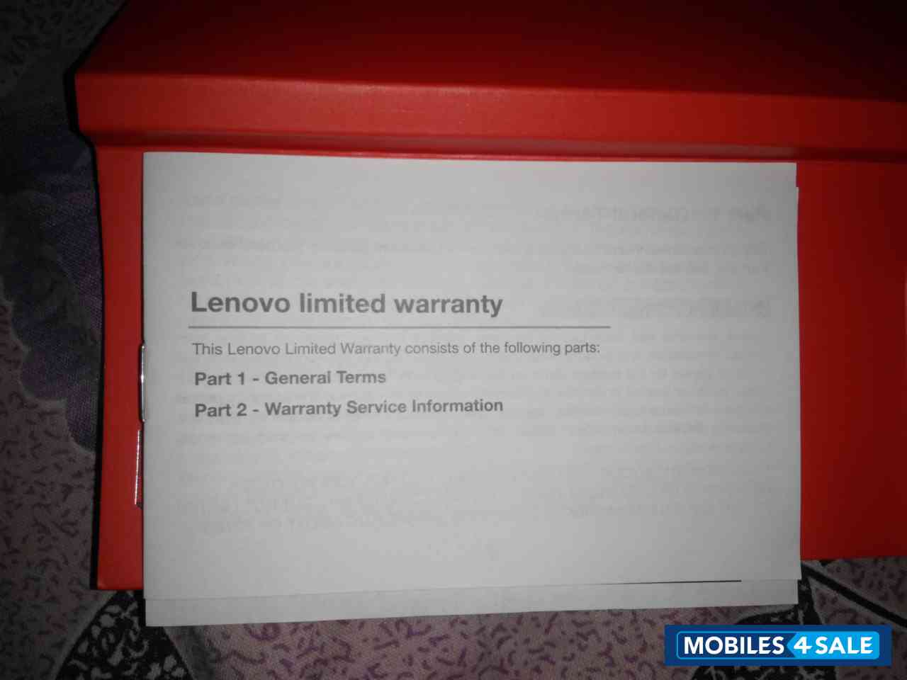 White Lenovo S820