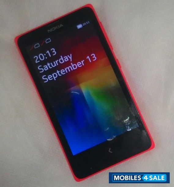 Cherry Red Nokia X Dual SIM