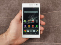 White Sony Xperia C