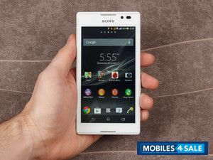 White Sony Xperia C