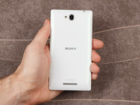 White Sony Xperia C