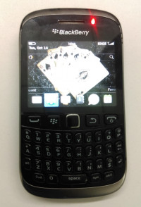 Black BlackBerry Curve 9320