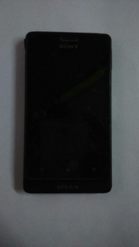 Black Sony Xperia go