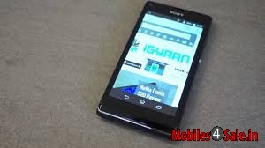 Black Sony Xperia L