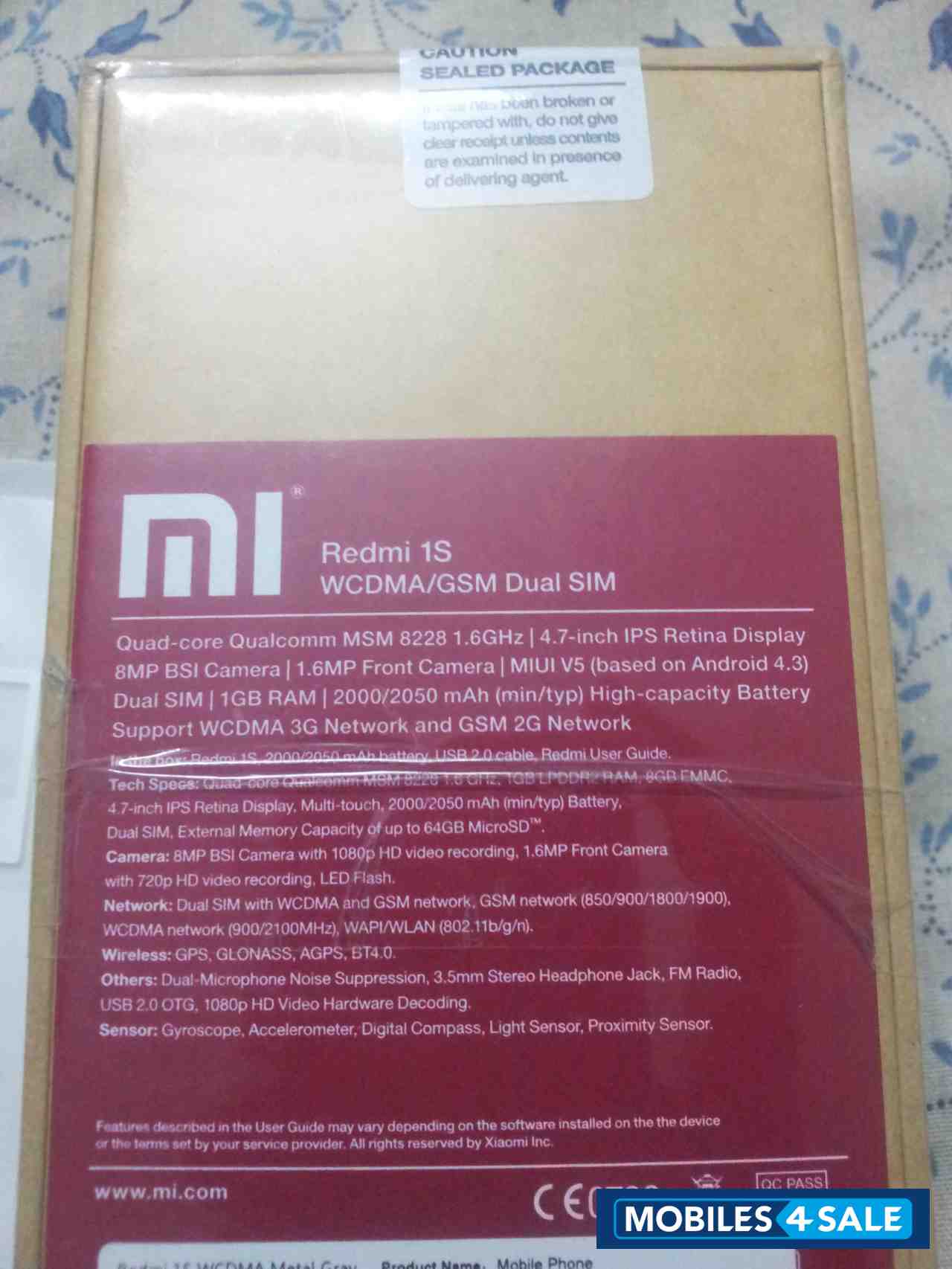 Black Xiaomi Redmi 1S