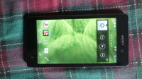 Black Sony Xperia Z1