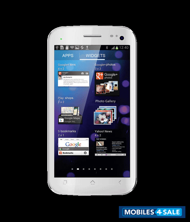 White Micromax Canvas 2 A110