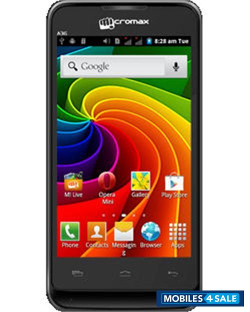 Black Micromax A36 Bolt