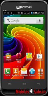 Black Micromax A36 Bolt