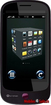 Black Micromax X550 Qube