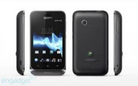 Black Sony Xperia tipo dual