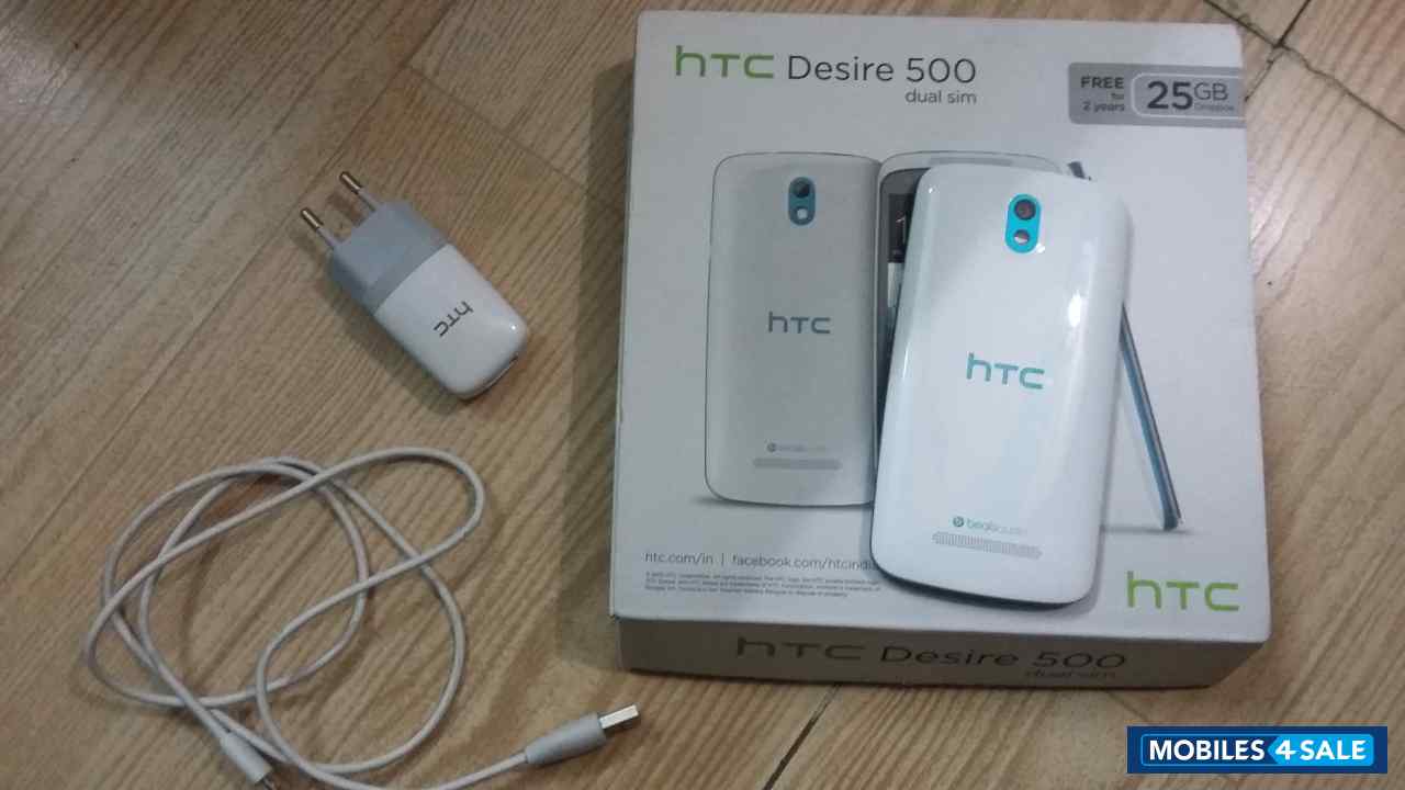 White HTC Desire 500