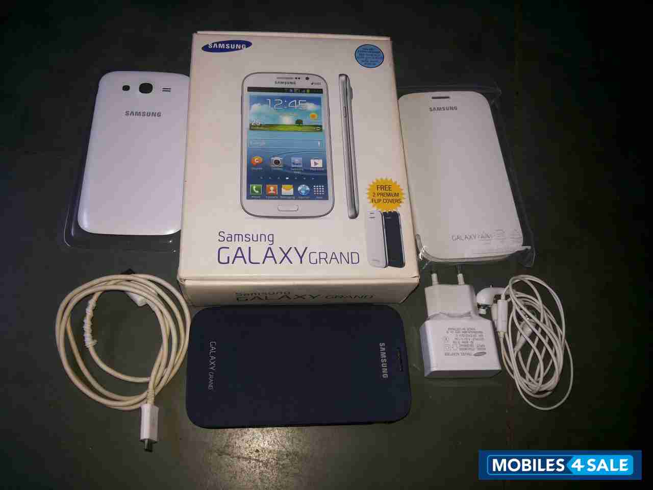 White Samsung Galaxy Grand GT-I9082