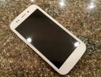 White Micromax Canvas 4 A210