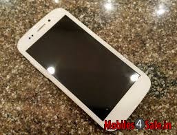 White Micromax Canvas 4 A210