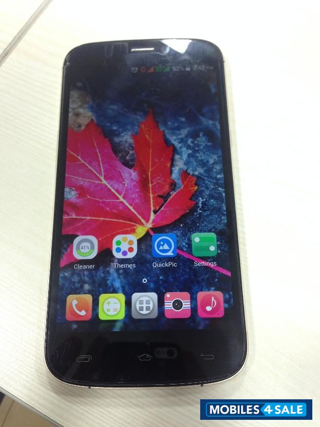 Black Micromax Canvas Gold A300