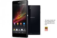 Black Sony Xperia Z