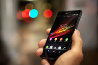 Black Sony Xperia Z