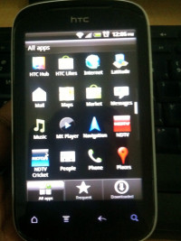 White HTC Explorer