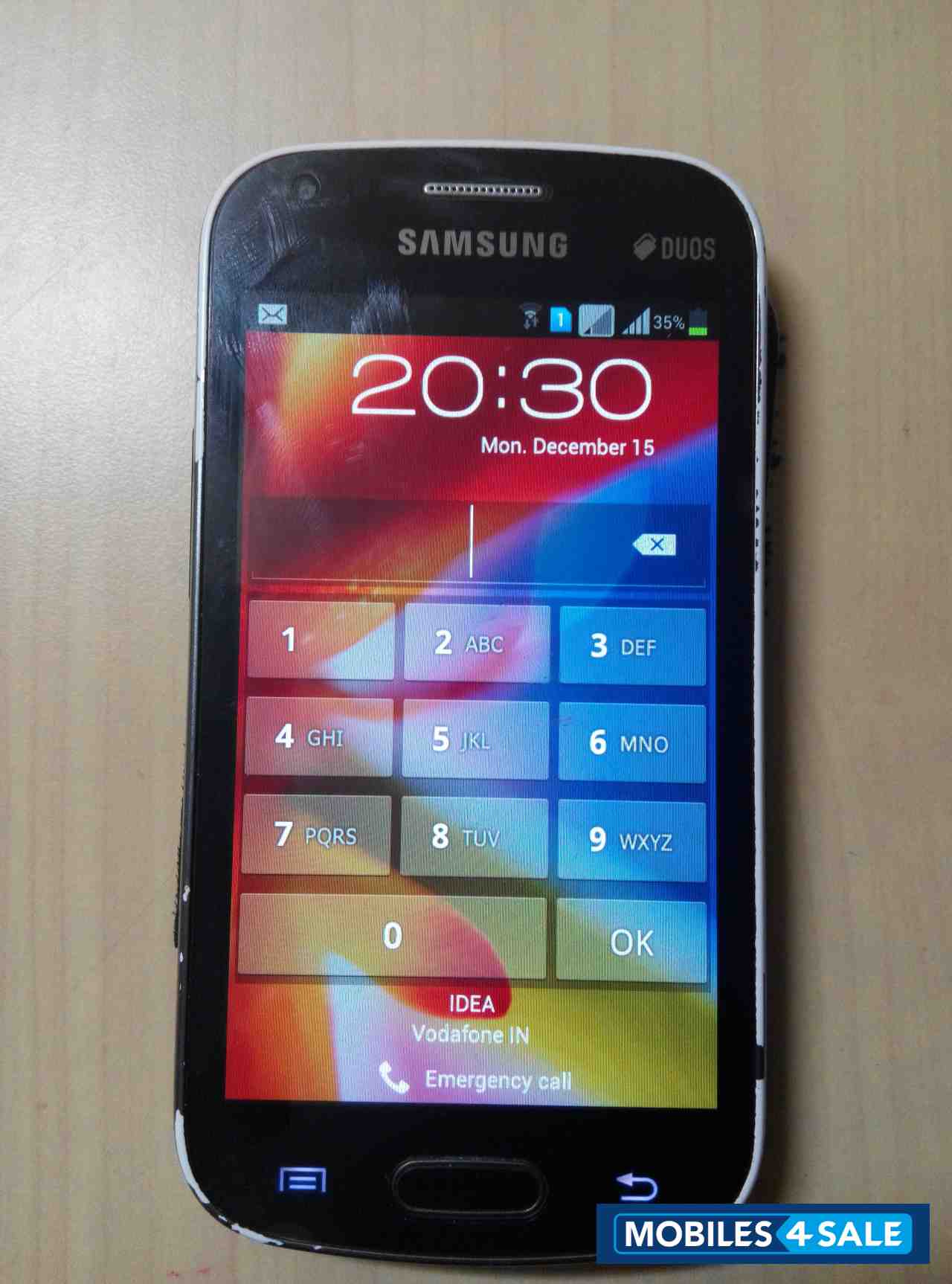 Black Samsung Galaxy S Duos