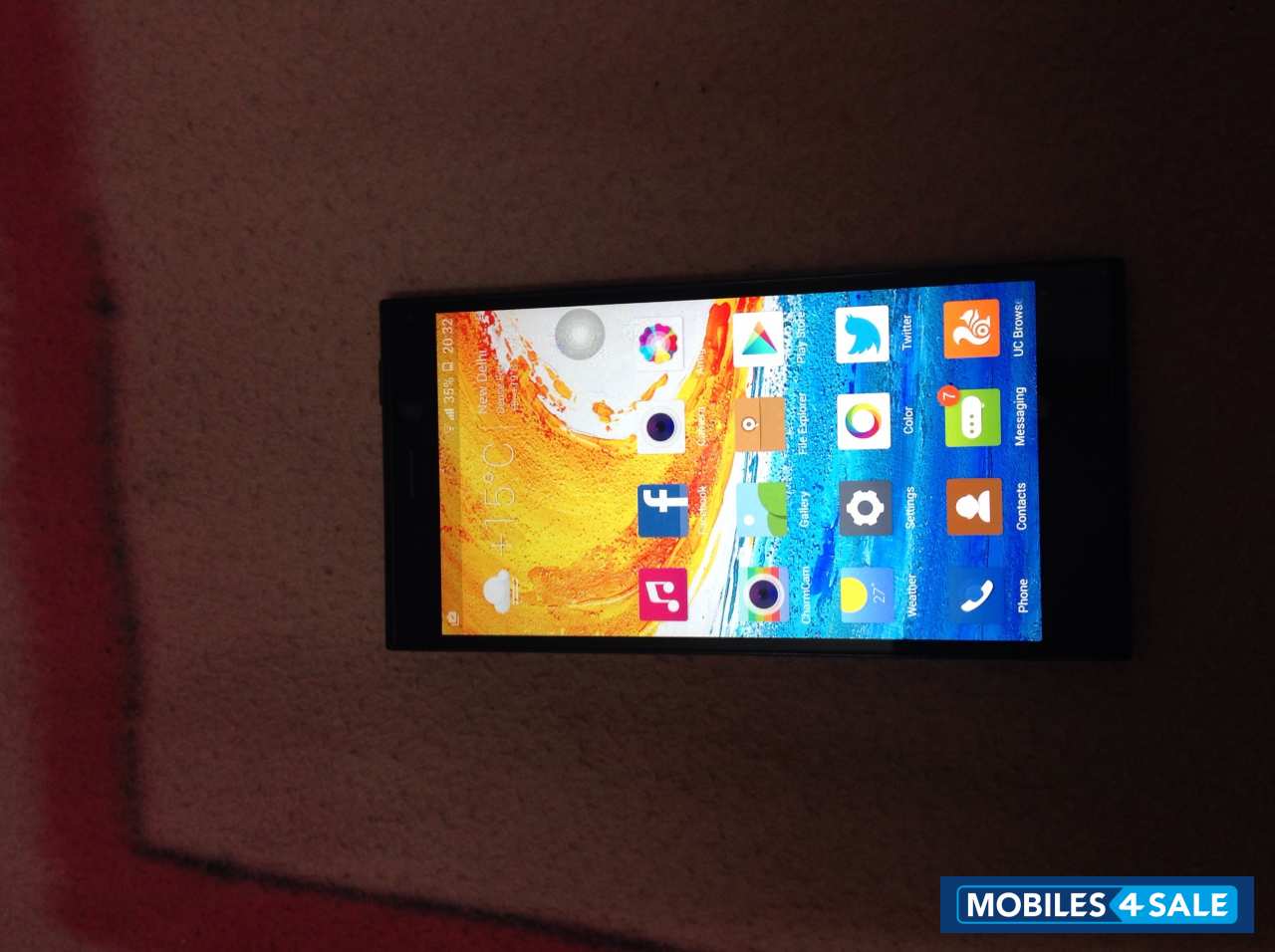 Black Gionee Elife E7