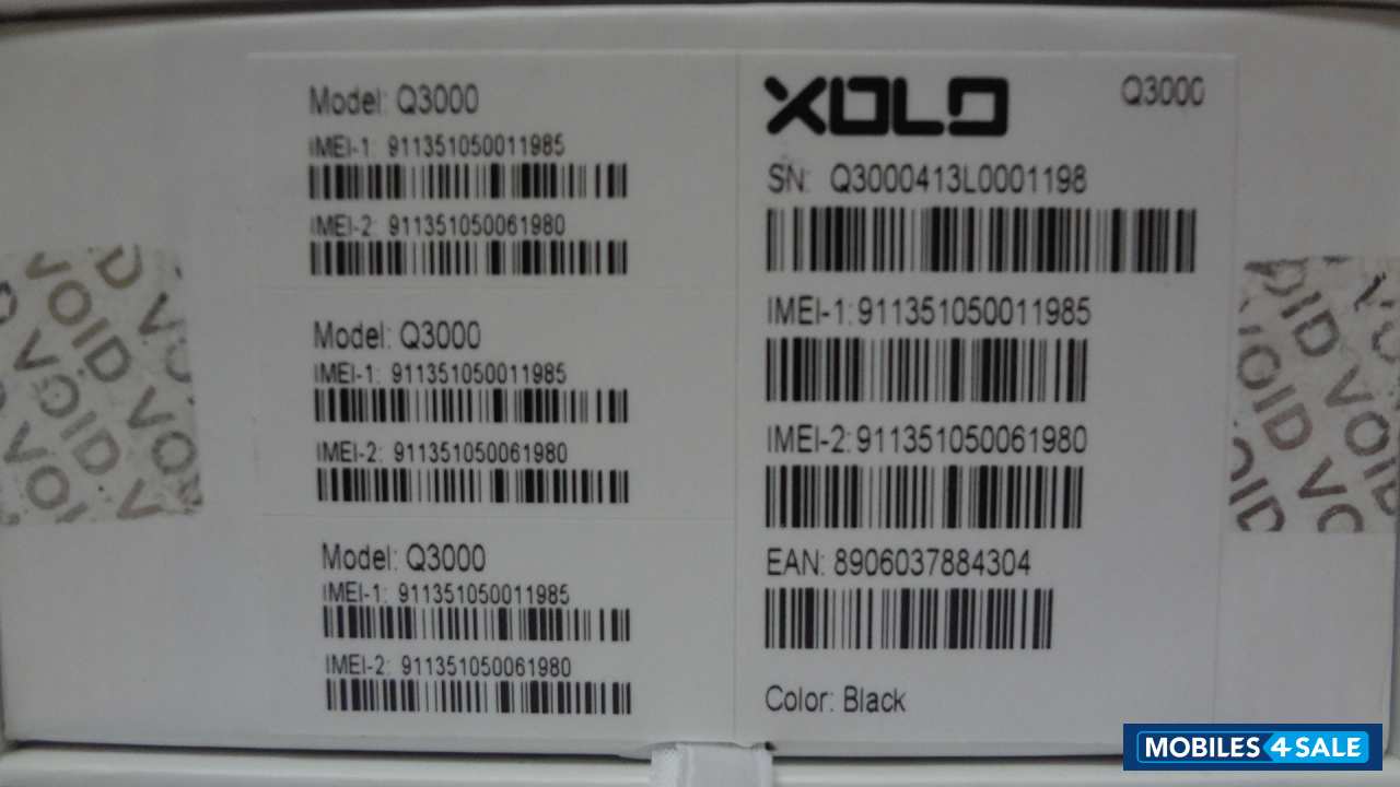 Black Xolo Q3000