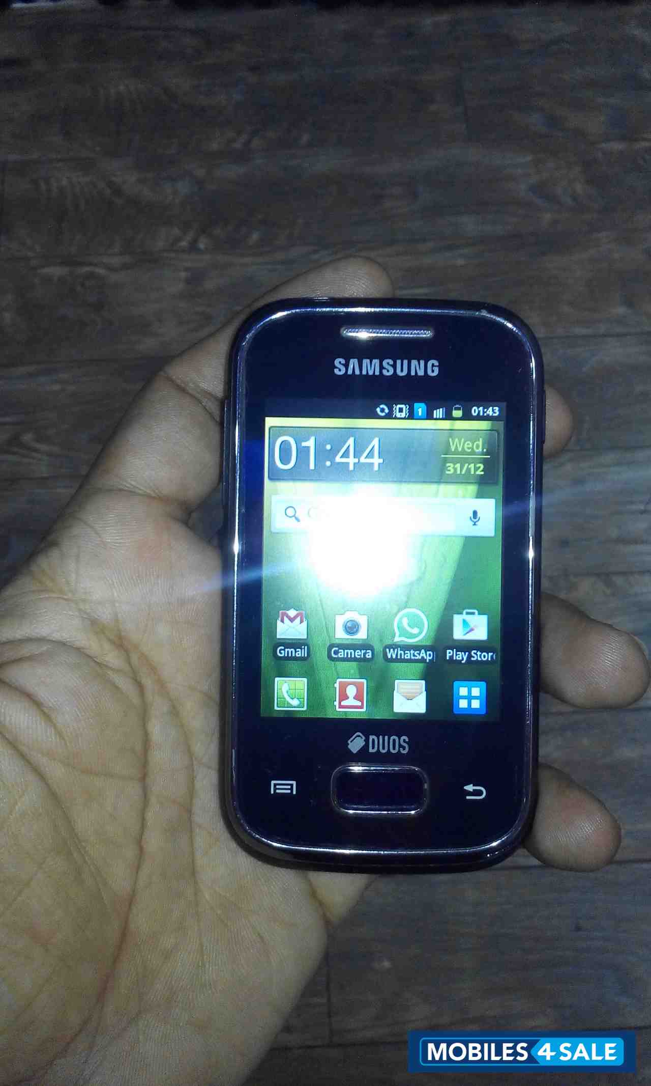 Black Samsung Galaxy Y Duos Lite