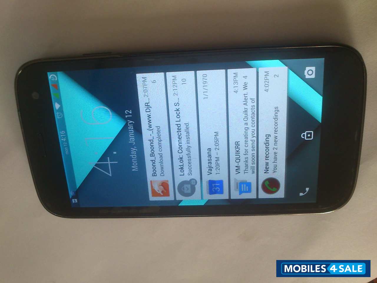 Dark Gry Micromax Canvas Magnus A117