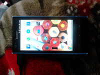 Black Sony Xperia P